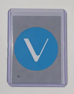 VeChain Limited Edition Artist Signed “Supply Chain Crypto” Trading Card 4/10 - Image 1