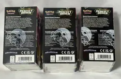 X3 Pokemon Mega Evolution Perfect Order Half Booster Box 18 Packs - Sealed - Image 4