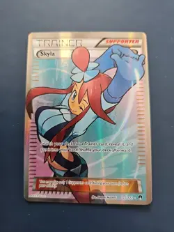 Pokemon TCG Skyla 122/122 XY Breakpoint Full Art Trainer LP - Image 1