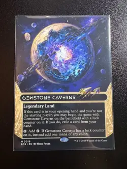 Mtg Edge of Eternities Gemstone Caverns Mythic Card 0016 - Image 1