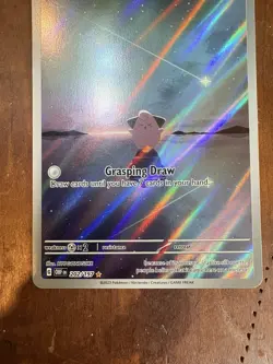 Pokemon Cleffa 202/197 Illustration Rare Full Art Holo SV03 Obsidian Flames Card - Image 5