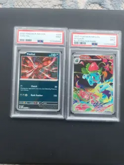 Lot Of Two 2025 POKEMON Meg En Cards Y VELTAL #88 & IVYSAUR #134 PSA Graded 9 - Image 1