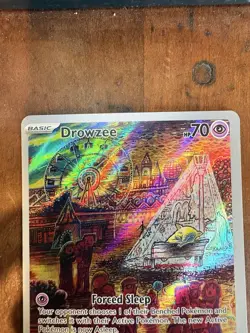 Pokemon Drowzee 210/198 SV01 Illustration Rare Full Art Holo Card - Image 2