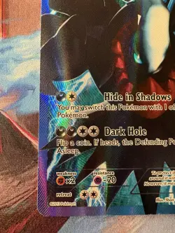 Pokemon Darkrai BW73 Full Art Promo Holo Team Plasma Black & White English Card - Image 5