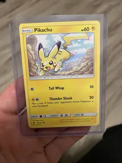 Pokemon - Pikachu 40/147 Burning Shadows Common NM Pack Fresh Card - Image 1