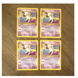 4 Pokemon TCG Mew Basic Pokemon Cards English Regular Card Stock Lot #6 - Image 1