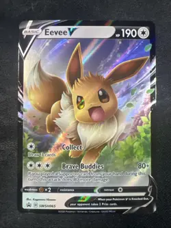 Eevee V - Promo SWSH: Sword & Shield Promo Card SWSH065 NM Holo - Image 1