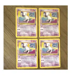 4 Pokemon TCG Mew Basic Pokemon Cards English Regular Card Stock Lot #2 - Image 1