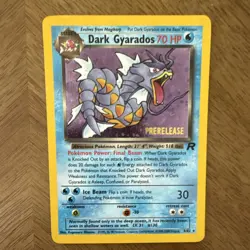 6 Pokemon TCG Dark Gyarados Prerelease Team Rocket Cards English 8/82 Lot - Image 3