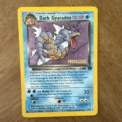 6 Pokemon TCG Dark Gyarados Prerelease Team Rocket Cards English 8/82 Lot - Image 5