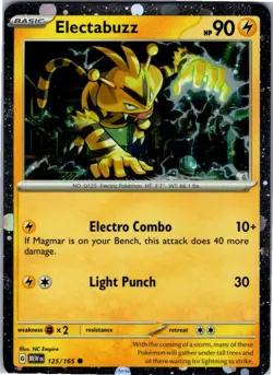 Electabuzz - (Cosmos Holo) Holo Promo Miscellaneous Cards & Products 125/165 NM - Image 1