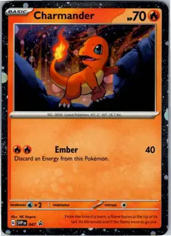 Charmander - (Cosmos Holo) Holo Promo SV: Scarlet & Violet Promo Cards 047 NM - Image 1