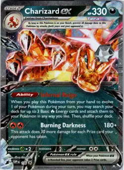 Charizard ex Holofoil Promo SV: Scarlet & Violet Promo Cards 196 NM - Image 1