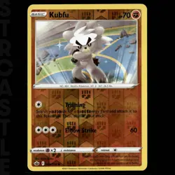Kubfu 093/198 Chilling Reign - Reverse Holo - Common - Pokemon TCG Card - Image 1