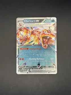 Pokemon TCG 2024 Paldean Fates: Charizard ex 054/091 Double Holo Rare - NM/Mint - Image 1