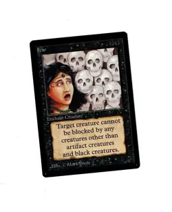 Magic the Gathering FEAR Beta MTG - Image 1