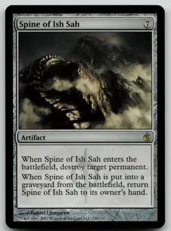Spine of Ish Sah #136 (LP) Mirrodin Besieged MBS Magic MTG - Image 1