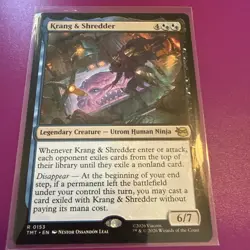 Krang and Shredder - Teenage Mutant Ninja Turtles - MtG- NM #0153 - Image 1