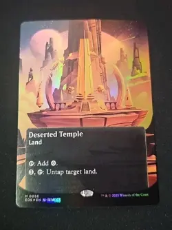 Deserted Temple (0056) (Borderless) Edge of Eternities: Stellar Sights Foil - Image 1