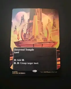 Deserted Temple (0056) (Borderless) Edge of Eternities: Stellar Sights Foil - Image 2