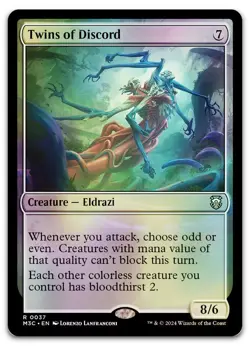 Twins of Discord (Ripple Foil) #37 (NM) Modern Horizons 3 M3C Magic MTG - Image 1