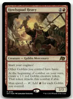 Howlsquad Heavy #134 (Foil) (NM) Aetherdrift DFT Magic MTG - Image 1