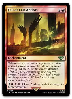 Fall of Cair Andros #124 (Foil) (NM) Lord of the Rings LTR Magic MTG - Image 1