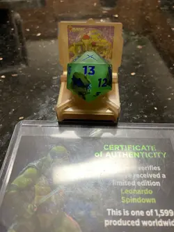 Ninja Turtles Leonardo Spindown D20 Legendary Limited Edition - TMNT MTG - Image 1