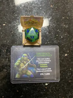 Ninja Turtles Leonardo Spindown D20 Legendary Limited Edition - TMNT MTG - Image 3