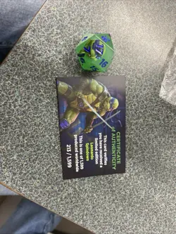 Ninja Turtles Leonardo Spindown D20 Legendary Limited Edition - TMNT MTG - Image 4