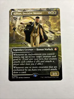 Killian, Decisive Mentor (Borderless) - Secrets of Strixhaven MTG + Bonus Rare!! - Image 1