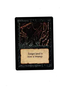 Magic the Gathering EVIL PRESENCE Beta MTG - Image 1