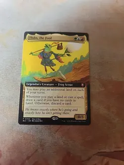 Flubs, The Fool Extended Art Buy A Box Promo MTG NM - Image 1