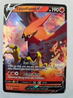 Talonflame V 029/185 Holo V Rare Vivid Voltage NM/M Pokemon - Image 1