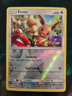 Eevee 48/68 Reverse Holo R Hidden Fates NM/M Pokemon - Image 1