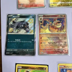 10 Pokemon Cards Bundle Job lot Shiny Rare. Assorted. Bulk. - Image 2