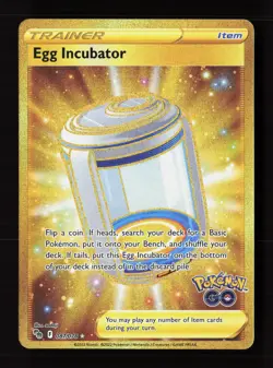 Egg Incubator (Secret) Secret Rare Pokemon GO 087/078 NM - Image 1