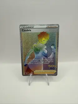 Pokemon Go 2022 Rainbow Holo Trainer Candela 083/078 Secret Edition - Image 1