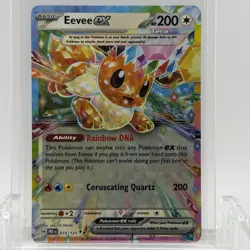 Pokemon TCG Prismatic Evolutions Eevee ex #075/131 Double Rare LP+ - Image 1
