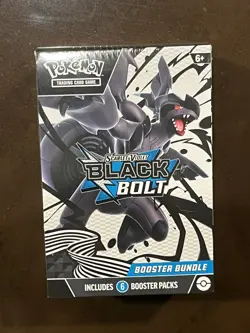 Pokemon TCG Scarlet Violet Black Bolt Booster Bundle FACTORY SEALED - Image 1