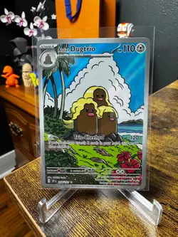 Alolan Dugtrio 208/191 Illustration Rare Surging Sparks Pokemon NM/M - Image 1