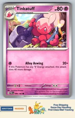 Tinkatuff - #084/182 - SV04: Paradox Rift - Pokemon TCG - Image 1