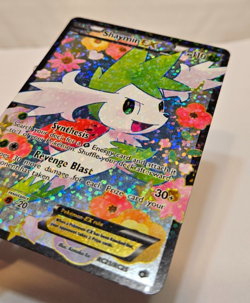 Shaymin EX RC21/RC25 Full Art Ultra Rare Legendary Treasures Pokemon 1462 - Image 2