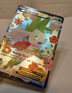 Shaymin EX RC21/RC25 Full Art Ultra Rare Legendary Treasures Pokemon 1462 - Image 3