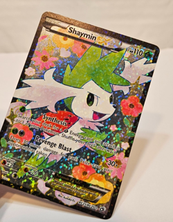 Shaymin EX RC21/RC25 Full Art Ultra Rare Legendary Treasures Pokemon 1462 - Image 4