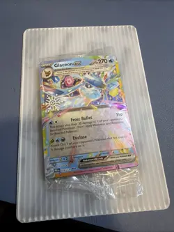 Glaceon ex 026/131 SEALED Snowflake Stamped Promo Pokemon: Prismatic Evolutions - Image 1
