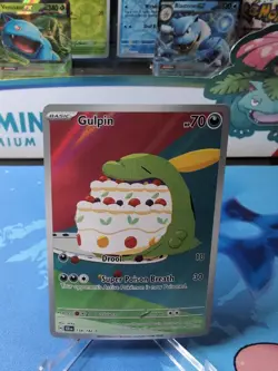 Gulpin - 154/142 - SV07: Stellar Crown (SCR) Illustration Rare Pokemon TCG NM - Image 1
