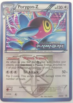 Pokemon TCG - Holofoil Porygon-Z (Team Plasma) - (Prerelease) Promo BW84 LP PR - Image 1