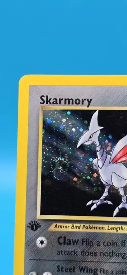 Pokemon TCG Skarmory 13/111 1st Edition Holo Rare Neo Genesis - NM - Image 2