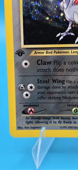 Pokemon TCG Skarmory 13/111 1st Edition Holo Rare Neo Genesis - NM - Image 5